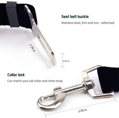Adjustable Pet Cat Dog Car Safety Belt