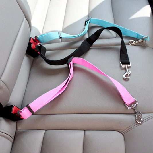 Adjustable Pet Cat Dog Car Safety Belt