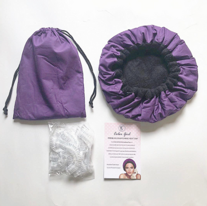 Flaxseed Care Cap Set Microwave Heating Steaming Cap