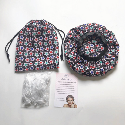 Flaxseed Care Cap Set Microwave Heating Steaming Cap