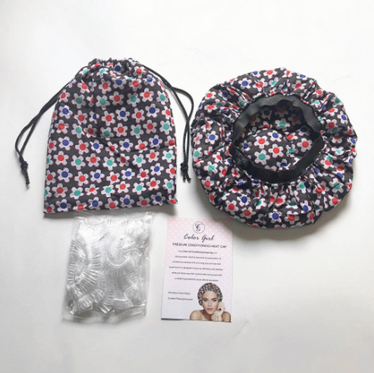 Flaxseed Care Cap Set Microwave Heating Steaming Cap