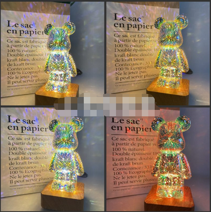 Bear Firework Light Lamp
