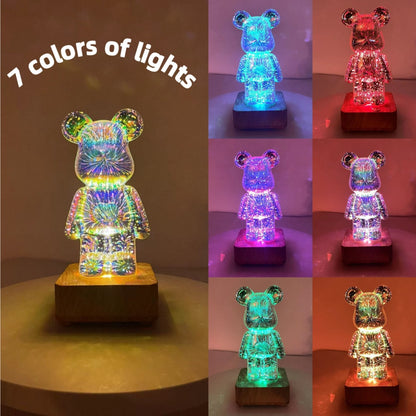 Bear Firework Light Lamp