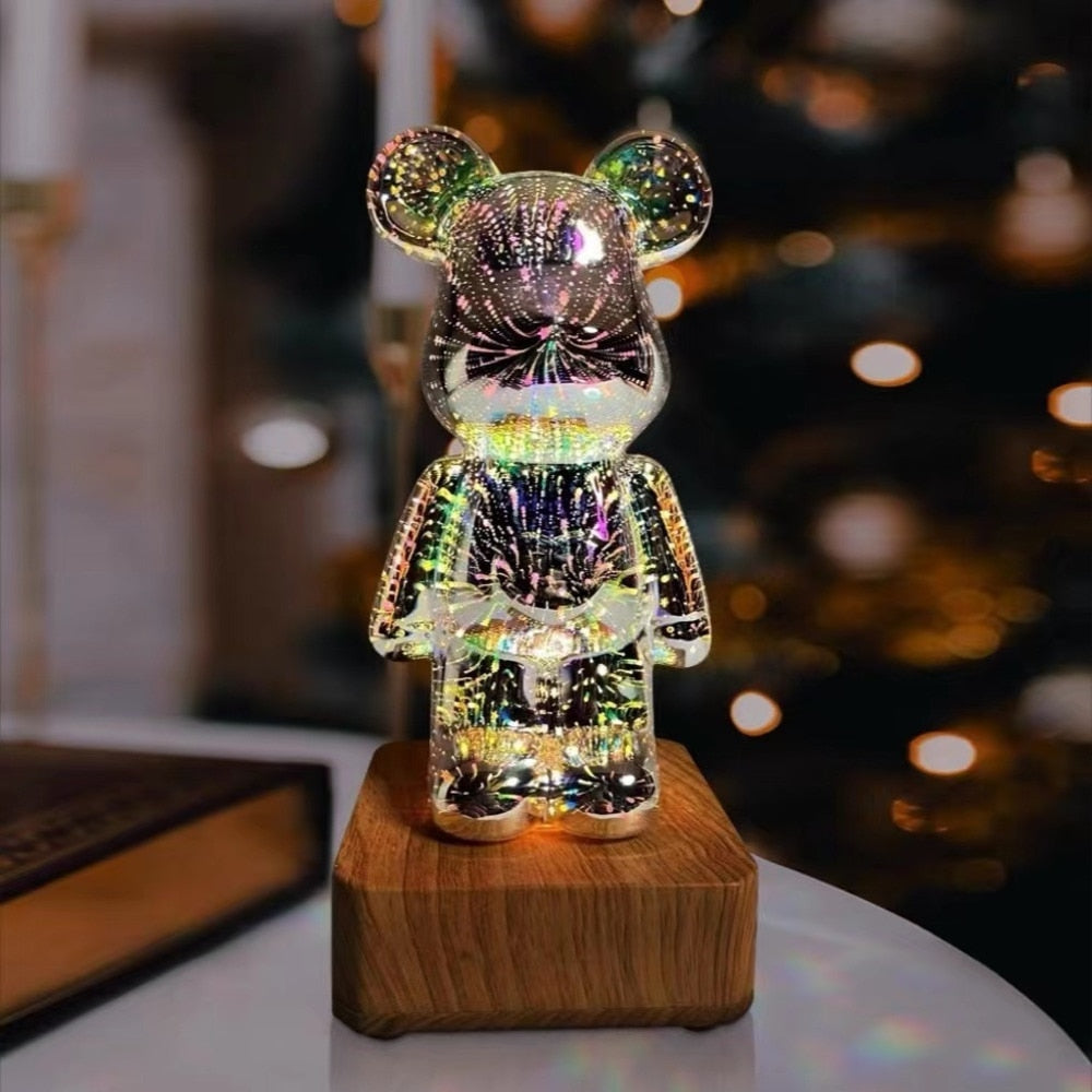 Bear Firework Light Lamp